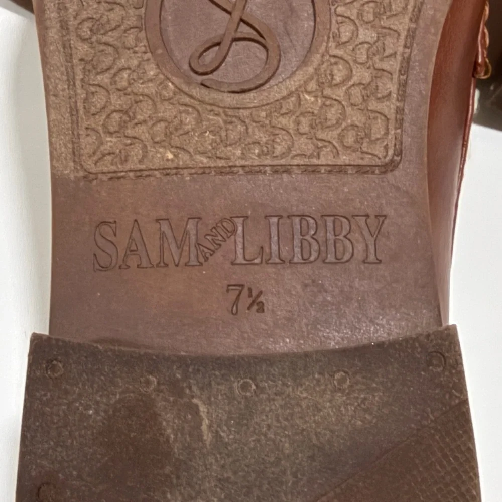 Sam And Libby Brooklyn Tailored Loafers With Metal Buckle Women's US 7.5 - Picture 9 of 12